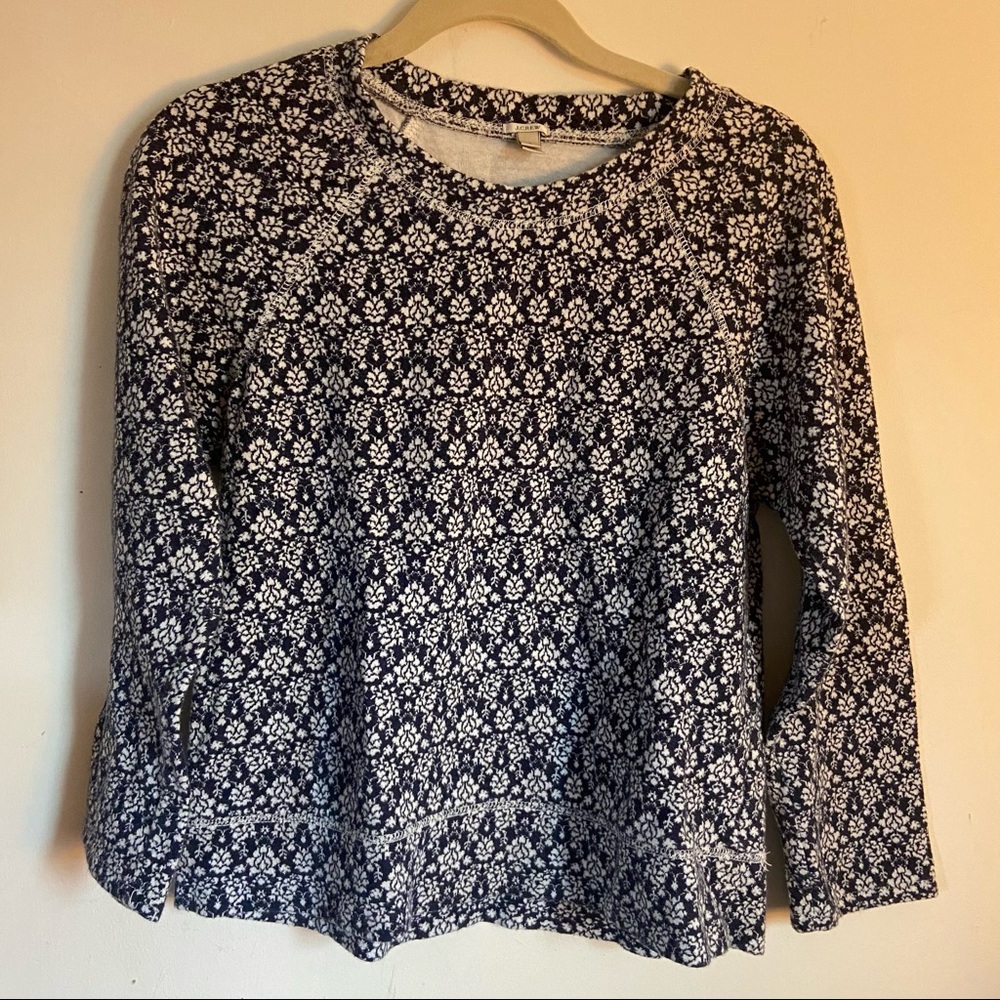 NWOT Lightweight navy blue Jcrew relaxed fit sweater